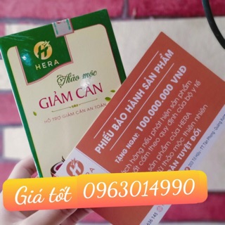 Trà thảo mộc giảm cân hera mẫu mới