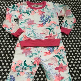 Bộ thun zara và h&m bé gái