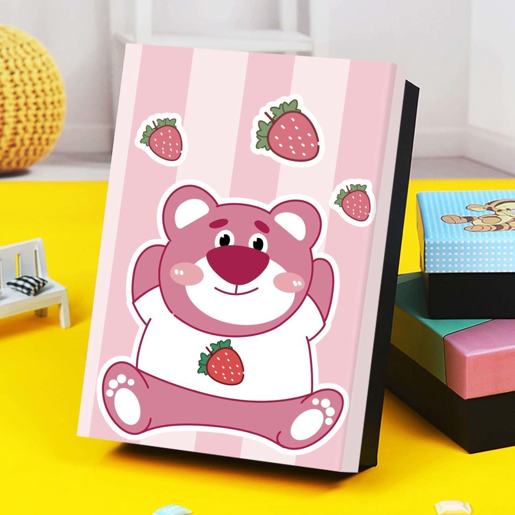 Hộp Quà Tặng Đựng Quần Áo / Giày Dép Hình Chú Gấu / Dâu Tây Dễ Thương