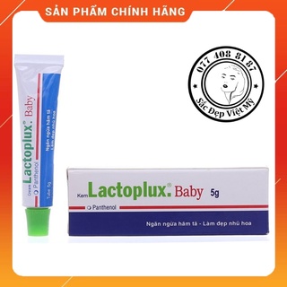 Kem chống hăm trẻ em lactoplux baby❤️kem ngừa hăm tã an toàn cho trẻ sơ sinh và người lớn tuổi tuýp 5gr