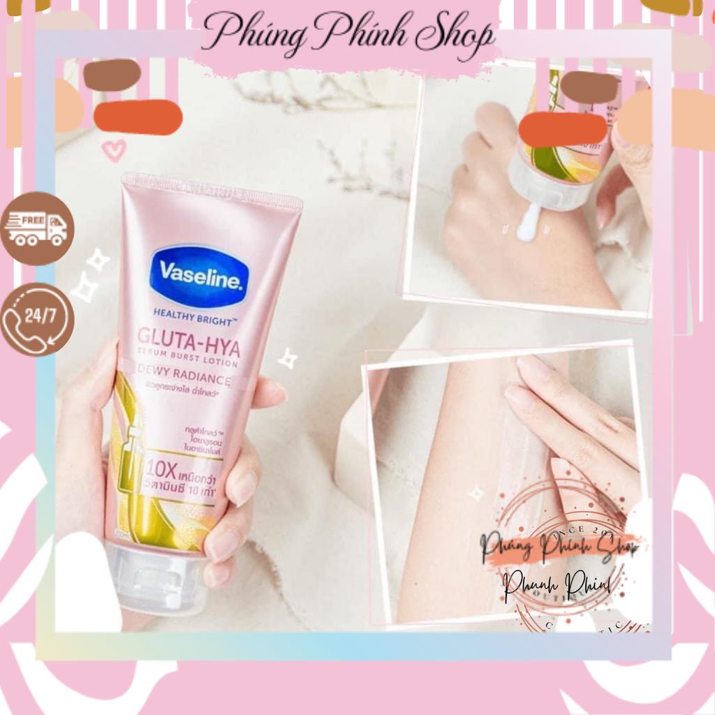 VASELINE 10X GLUTA - HYA NGÀY + ĐÊM