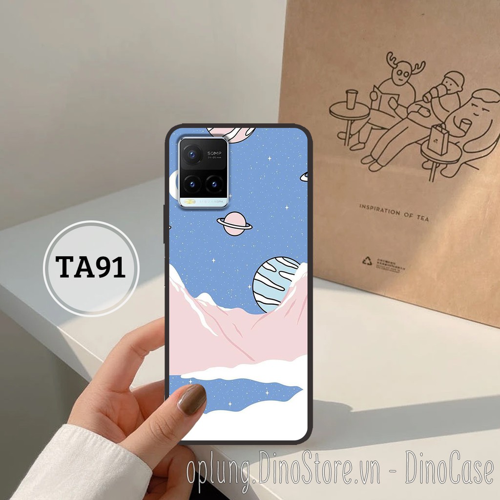 Ốp lưng điện thoại Vivo Y21 - Y21s -Y20 - Y51 2020 - Ốp lưng Vivo basic in hình bầu trời mặt trăng cực đẹp.