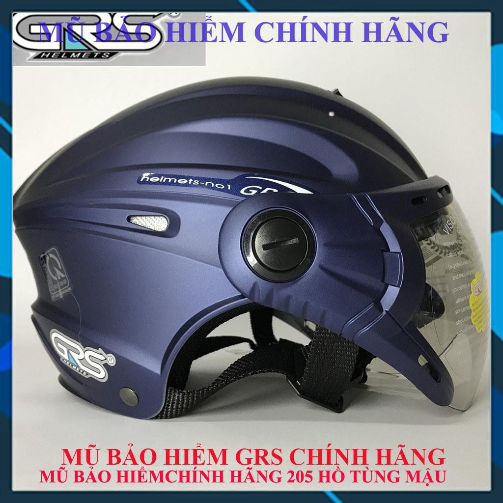 Mũ bảo hiểm nửa đầu GRS A737k nhiều màu  [ Chính Hãng ]