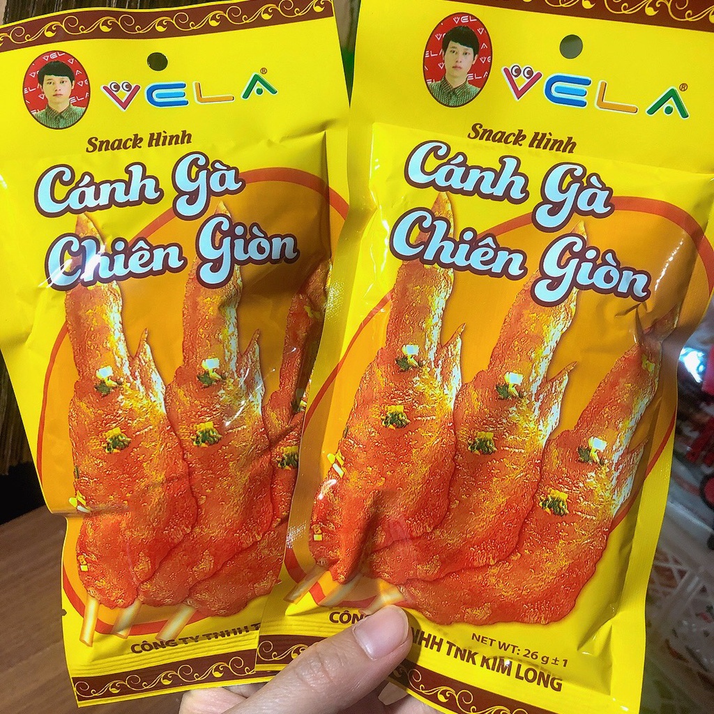 Bim bim cánh gà chiên giòn gói 25g