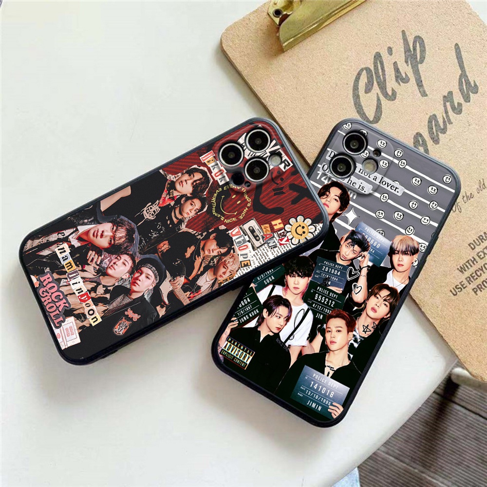 Ốp Điện Thoại Silicon Mềm In Hình bts Cho oppo a5s / 3S / 5 / 7 / 12E / 12 / 16S / 15 / 15S / 16 / 92 / 72 / 52 / 55 / 95 / 93 / 94 / 91