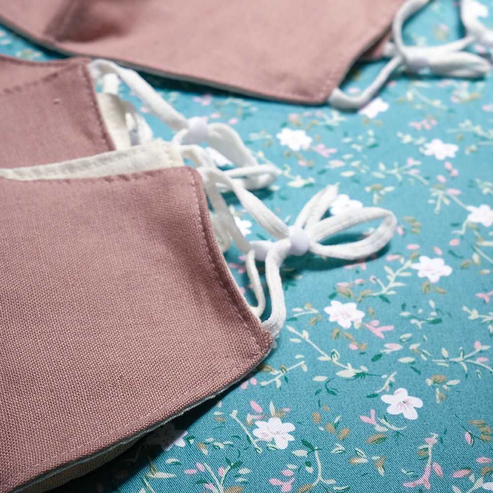 Khẩu Trang Linen Cacao 3 lớp, có nút tăng giảm dây dễ điều chỉnh - KTLNN | BigBuy360 - bigbuy360.vn