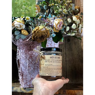 Bột cà phê nguyên chất, mặt nạ coffe, tắm cafe -MN Organics