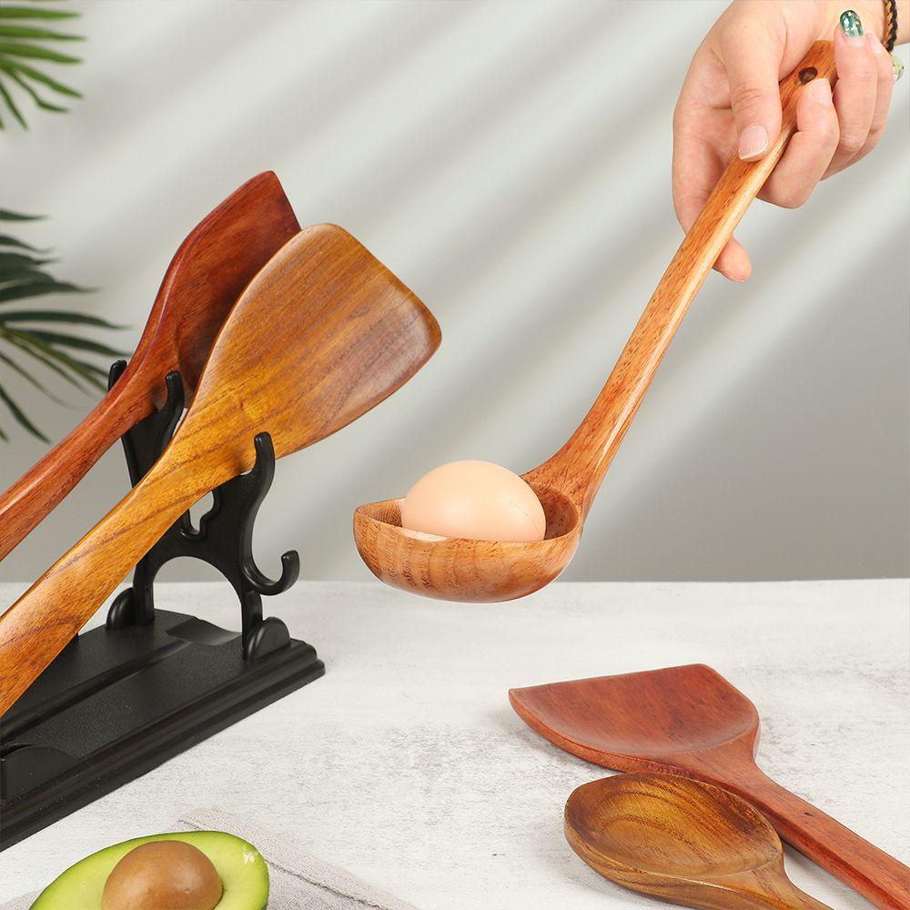 Dụng Cụ Nấu Ăn Bằng Gỗ Tre Tự Nhiên Thời Trang Cho Nhà Bếp