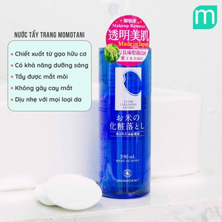 Tẩy Trang Momotani 390ml
