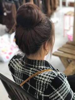 Búi tóc giả củ tỏi