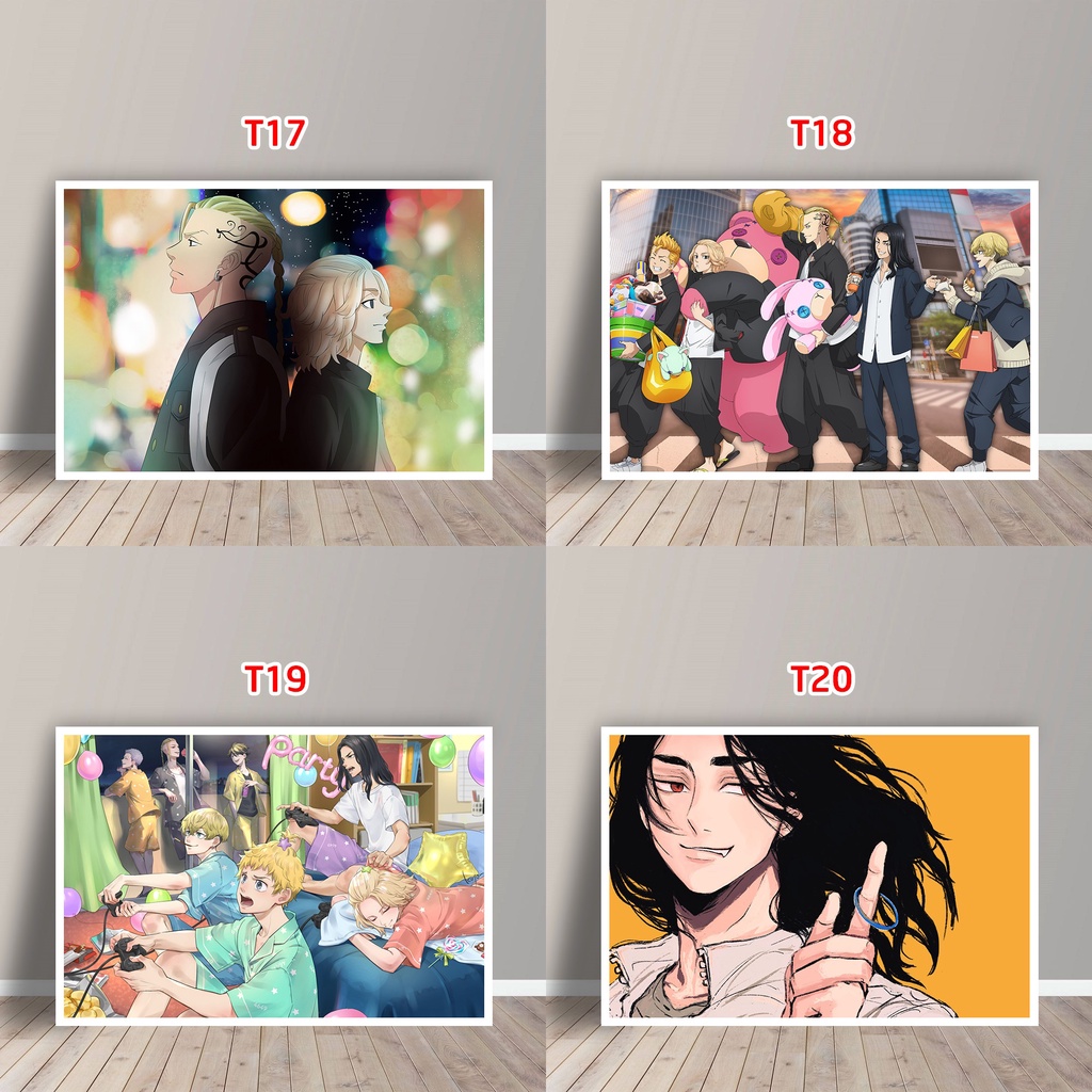Tấm Postcard Cao Cấp Anime Tokyo Revengers