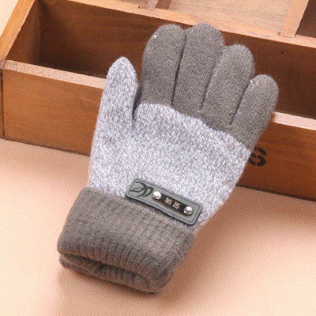 🧤Găng tay trẻ em:bé 3-6t,găng tay 1 lớp len dày,ấm(GTTQE,5.B1.E5)
