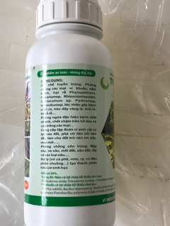 Nấm đối kháng Trichoderma Bacillus (dạng nước) chai 500ml