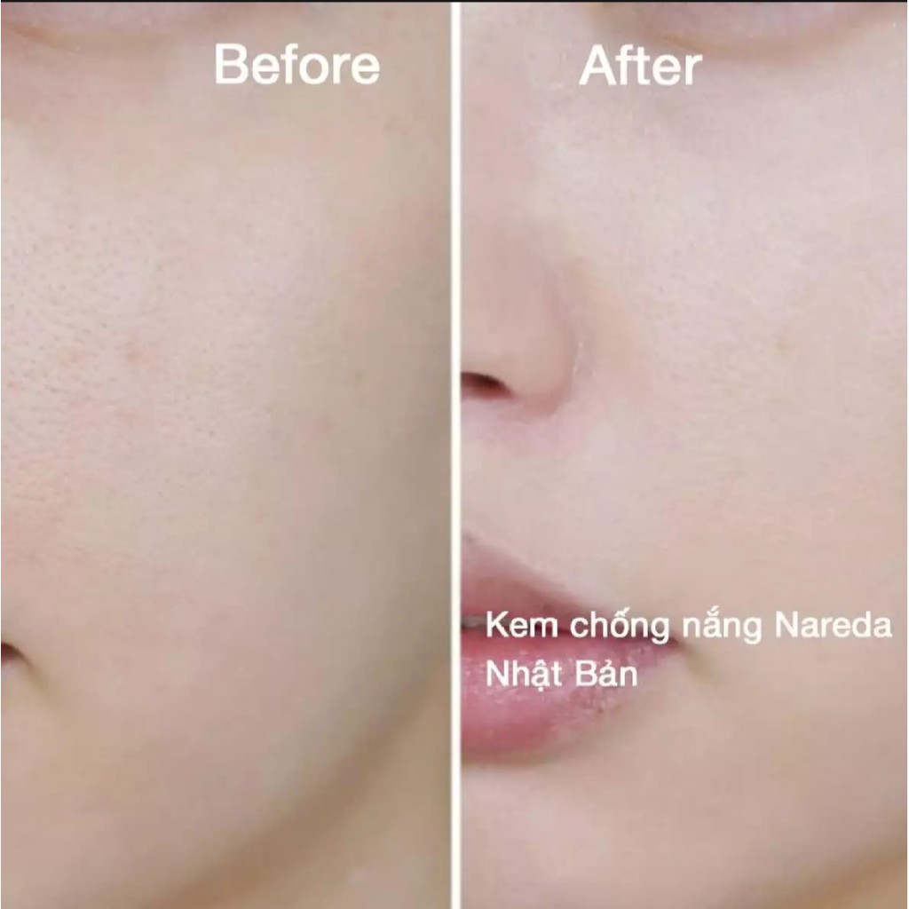 [KEM CHỐNG NẮNG NAREDA ] Chất lượng Nhật Bản  60ml, chỉ số tối ưu SPF 50+PA++++ chống tia uv, chống tia tử ngoại.