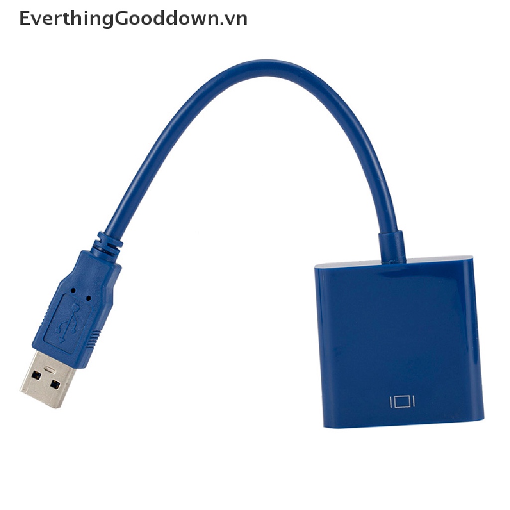 Bộ ChuyểN ĐổI Âm Thanh / Video USB 3.0 Sang Vga Cho Windows 7 / 8 / 10 PC 1080P