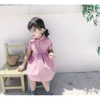 Váy Polo cổ Đức dáng xoè