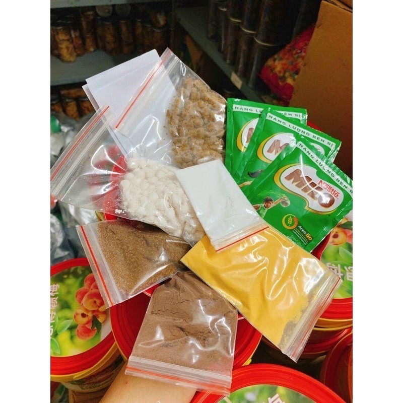 Sỉ Set Nguyên Liệu Chè Khúc Bạch, Lipton, Bí Đao La Hán, Dưỡng Nhan