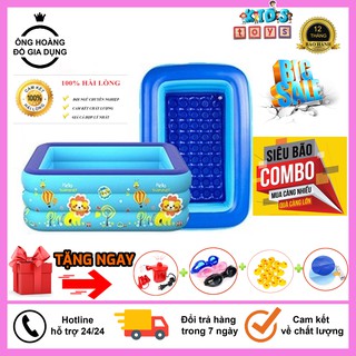 🎁siêu quà hấp dẫn🎁 bể bơi phao bơm hơi siêu tiện dụng tại nhà nhiều kích thước - tặng kèm bộ quà tặng hấp dẫn