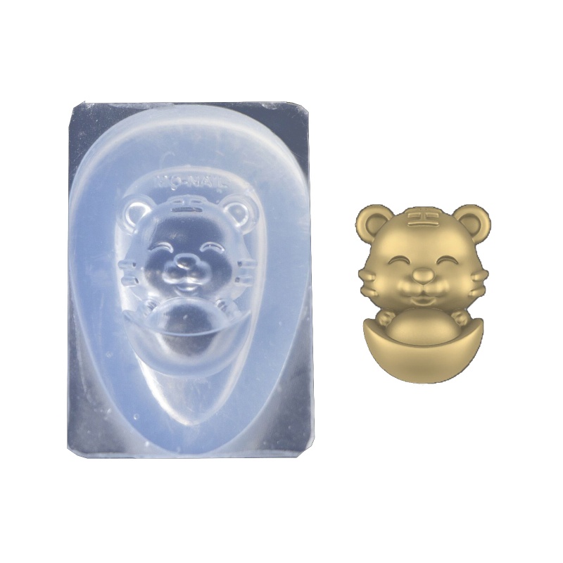 Khuôn Silicone Tạo Hình Làm Móng Tay 3D DIY