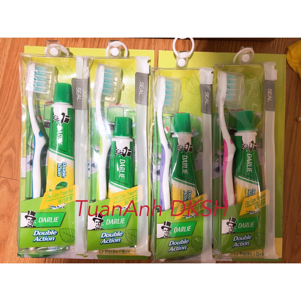 Bộ kem đánh răng bỏ túi du lịch Darlie Travel Kit. Hàng chính hãng DKSH Việt Nam.