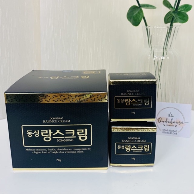 Kem giảm nám Dongsung rannce cream 10g/70g