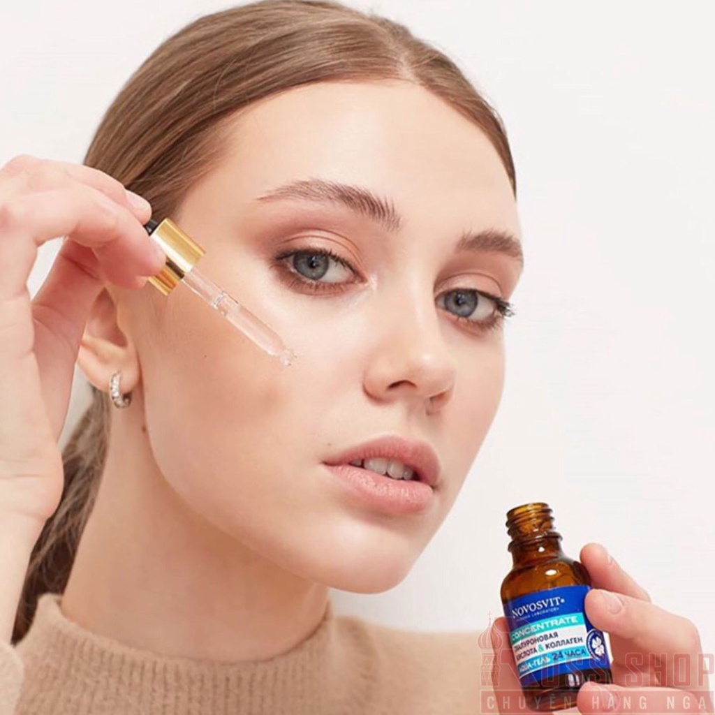 Serum Novosvit Với Collagen Đậm Đặc Và Hyaluron Siêu Dưỡng Chống Lão Hóa Mềm Mịn Da