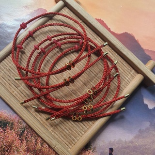 Vòng tay dây cáp kéo đeo charm 1.5mm - 2mm