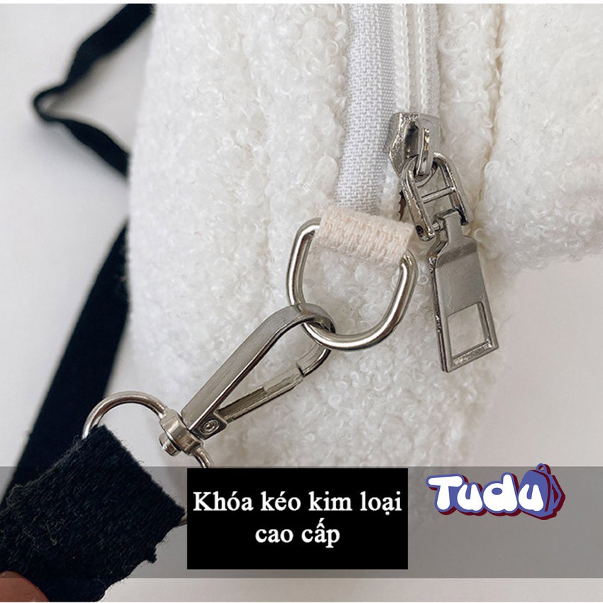 Túi Đeo Chéo Nữ, Túi Đựng Điện Thoại Tudu Phong Cách Hàn Quốc Kèm Phụ Kiện (CN234)