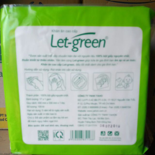 Combo 06 gói Giấy Đa Năng Let - Green 100 Tờ