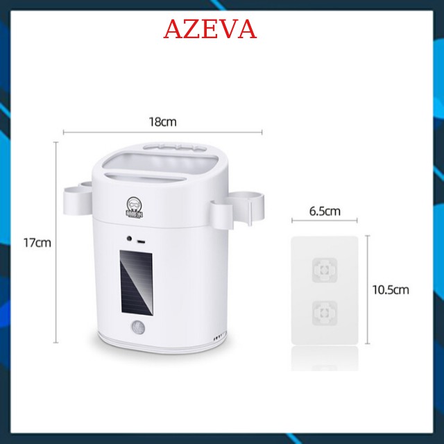 Ống đựng đũa cao cấp khử trùng, diệt khuẩn bằng tia UV 24h liên tục - Azeva