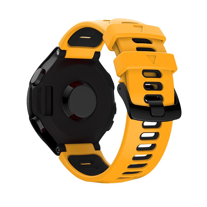 Dây đeo thay thế bằng silicon có khóa thép cho Garmin- Forerunner 735xt/220/230/235/620/630
