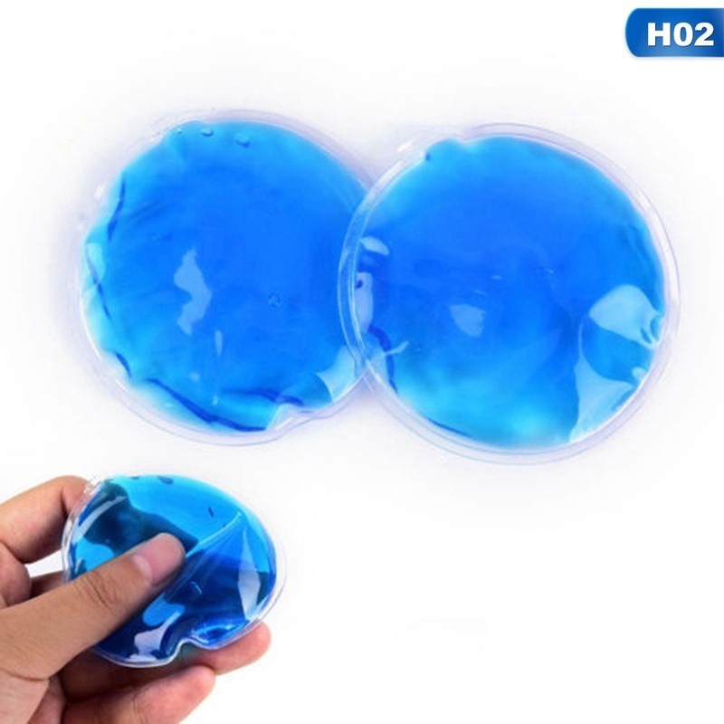 Túi gel chườm nóng/ lạnh hình tròn có thể tái sử dụng tiện lợi