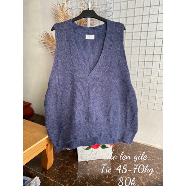 Áo len gile kiểu