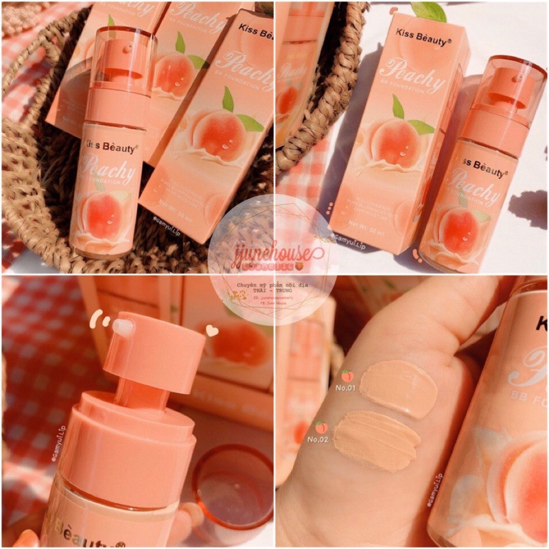 Kem nền Kissbeauty BB Peach | BigBuy360 - bigbuy360.vn