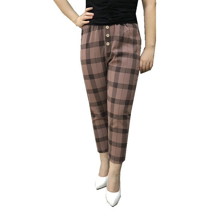 Quần Baggy Nữ Kẻ Hottrend 2020 | BigBuy360 - bigbuy360.vn