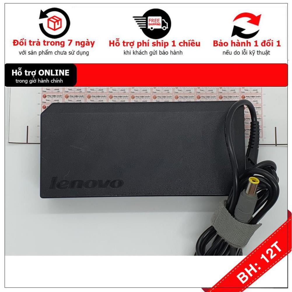 [BH12TH] . Sạc Lenovo ThinkPad W520 W530 W700 20V 8.5A 170W chân Kim Vàng - Có Video Chi tiết