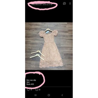 Váy ren nổi cao cấp