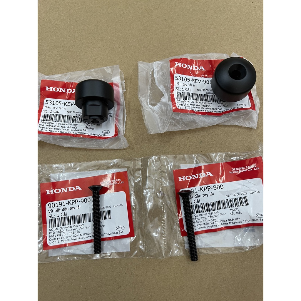 Gù lái ốc gù lái xe Wave nhỏ Zx 100 Future 1 hàng chính hãng bán lẻ 53105KEV901 90191kpp900