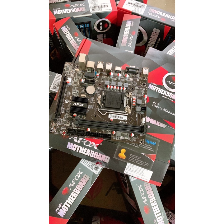 Bo mạch chủ Glowy AFOX H110 - Hàng chính hãng - Bảo hành 36 tháng