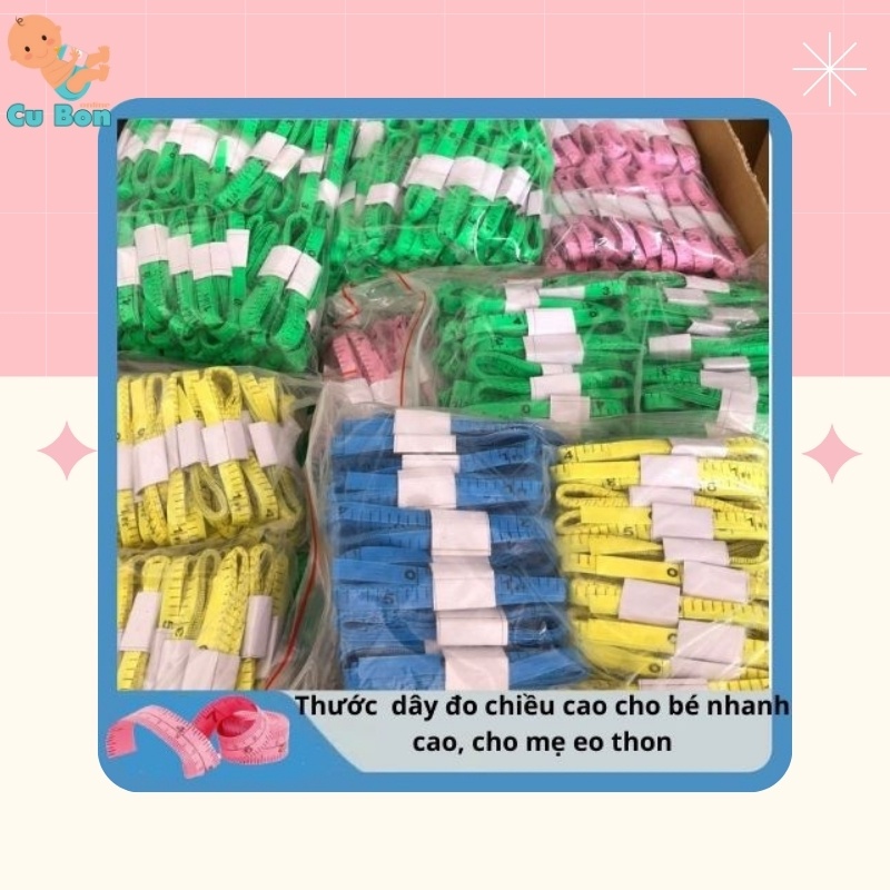 [SIÊU RẺ] Thước đo chiều cao Bằng Dây 150cm cho mẹ và Bé Bằng Dây gọn nhẹ, rõ ràng, tiện Lợi