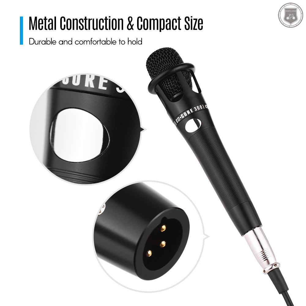 Micro Cầm Tay Có Dây Jack Cắm 3.5mm Dùng Để Hát Karaoke / Phát Sóng Trực Tiếp