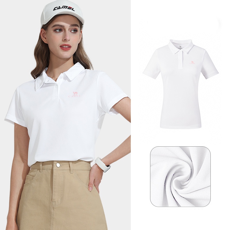 Áo polo ngắn tay CAMEL thoáng khí nhanh khô thời trang unisex