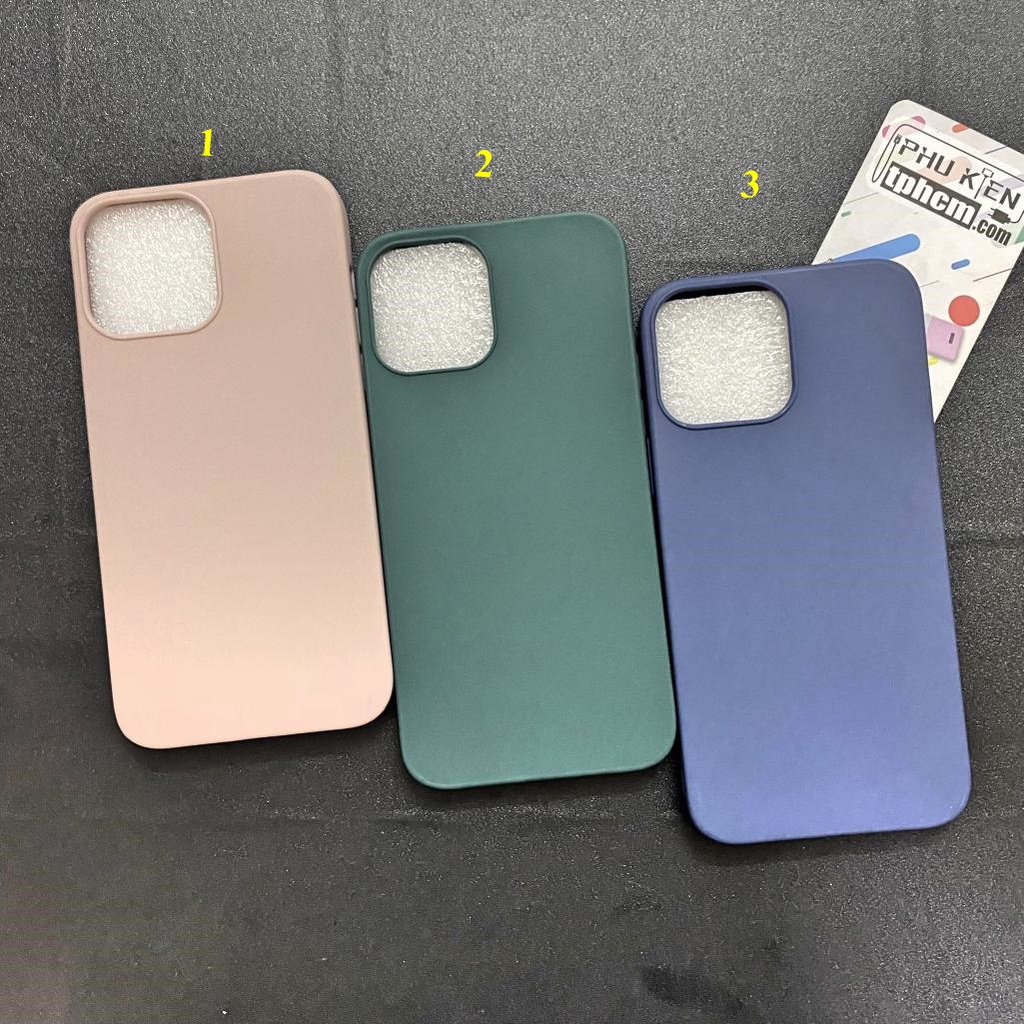 Ốp lưng iPhone 13 Pro Max Dẻo màu trơn Siêu Cool