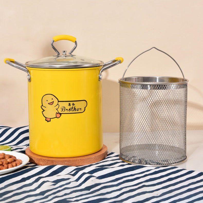 Nồi chiên ngập dầu.