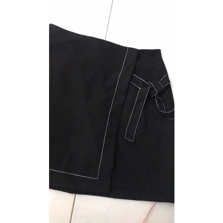 Chân váy chữ A chỉ nổi có nơ buộc ngắn nữ lưng cao Hura Cv25 | BigBuy360 - bigbuy360.vn