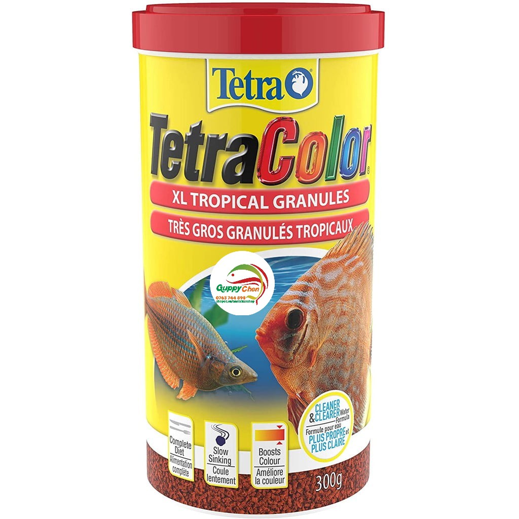 TeTra Color - Thức Ăn Cá Cảnh Cao Cấp - Giúp Lên Màu Đẹp Cho Cá Dĩa, Các Loại Cá Thuỷ Sinh