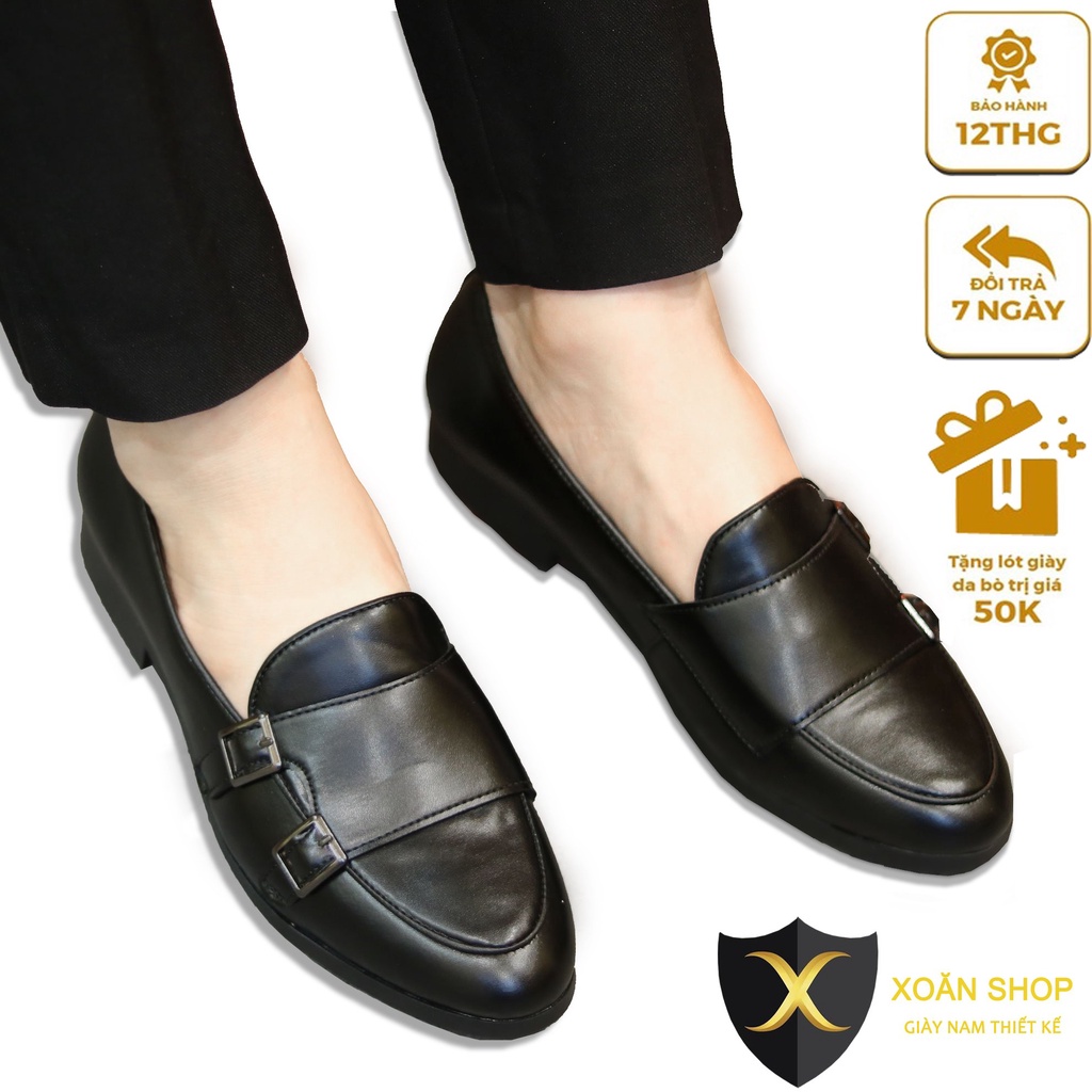 Giày lười nam, giày công sở Xoăn Shop L191