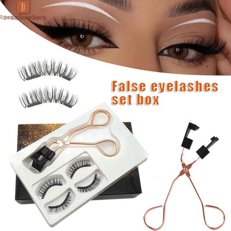 (Hàng Mới Về) Bộ Dụng Cụ Gắn Mi Giả Từ Tính Tự Nhiên Và Keo Dán Tiện Dụng Cho Nữ | BigBuy360 - bigbuy360.vn