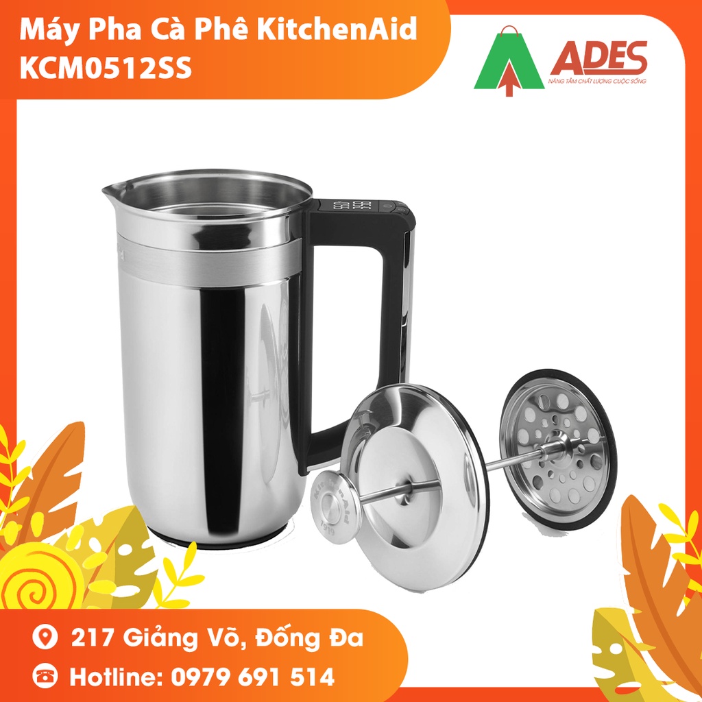 [Mã 154ELSALE2 giảm 7% đơn 300K] Máy Pha Cà Phê KitchenAid KCM0512SS - Bảo Hành Chính Hãng