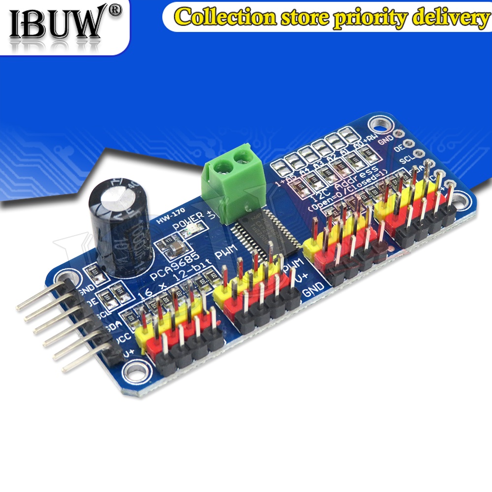 1 Mô Đun 16 Kênh 12-bit PWM/Servo Driver - I2C giao Diện - PCA9685 Cho Arduino Raspberry Pi